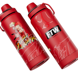 GARRAFA STREET FIGHT VERMELHA KEN - FTW Suplementos