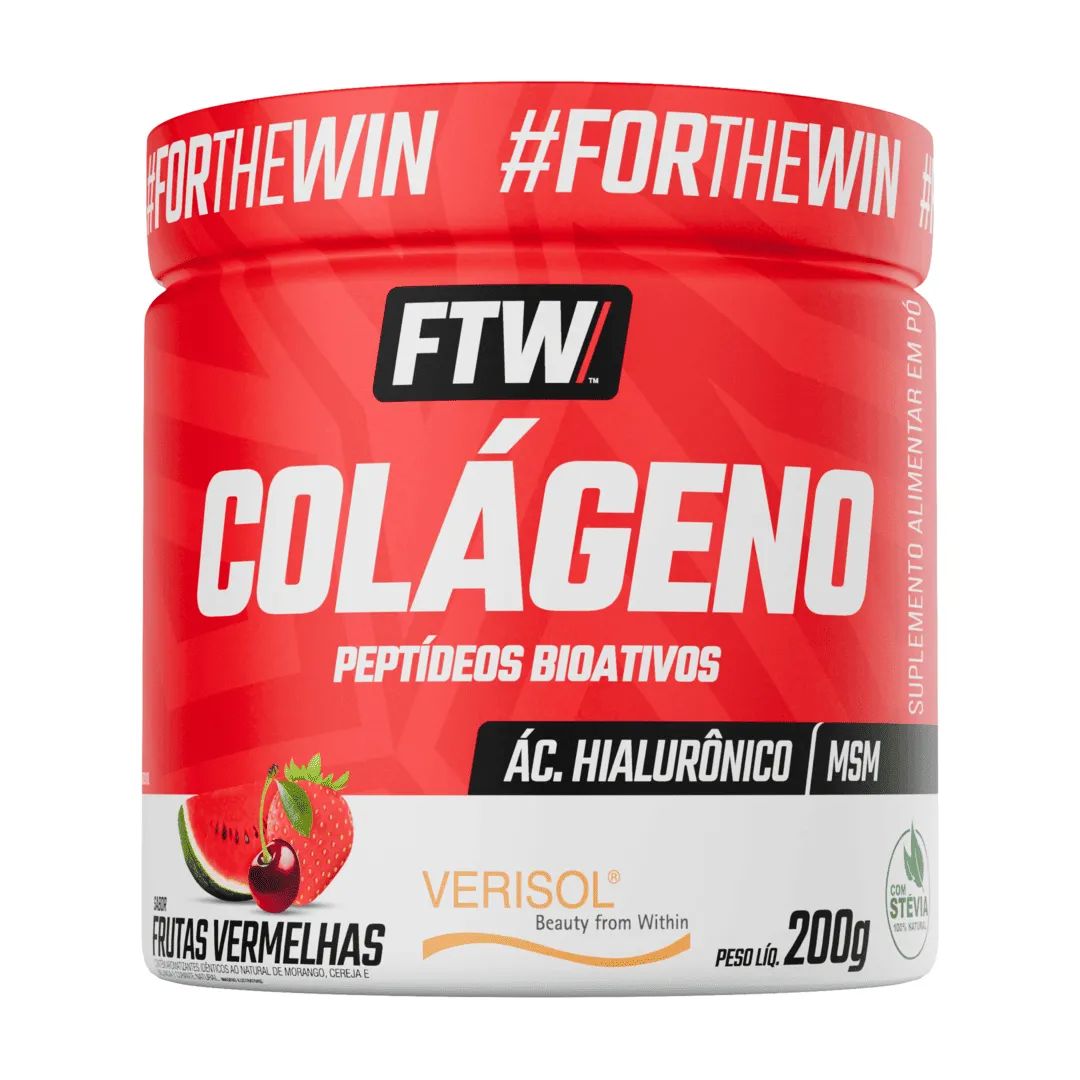Colágeno Hidrolisado Verisol® Frutas Vermelhas 200g - FTW