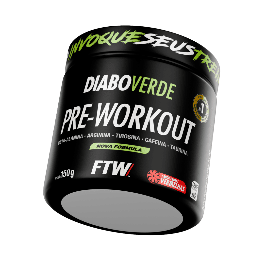 Pré-Treino Diabo Verde 150g Frutas Vermelhas