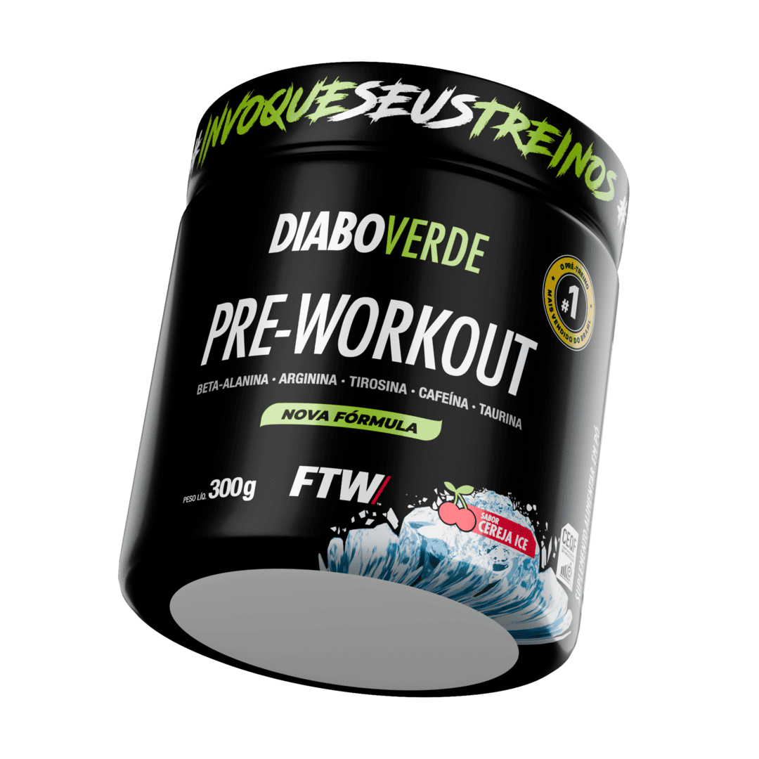 Pré-Treino Diabo Verde 300g Cereja Ice
