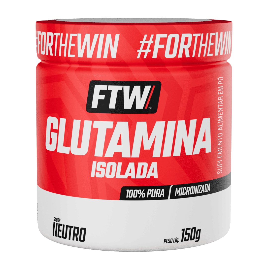 Glutamina Micronizada Isolada 100% Pura 150g - FTW