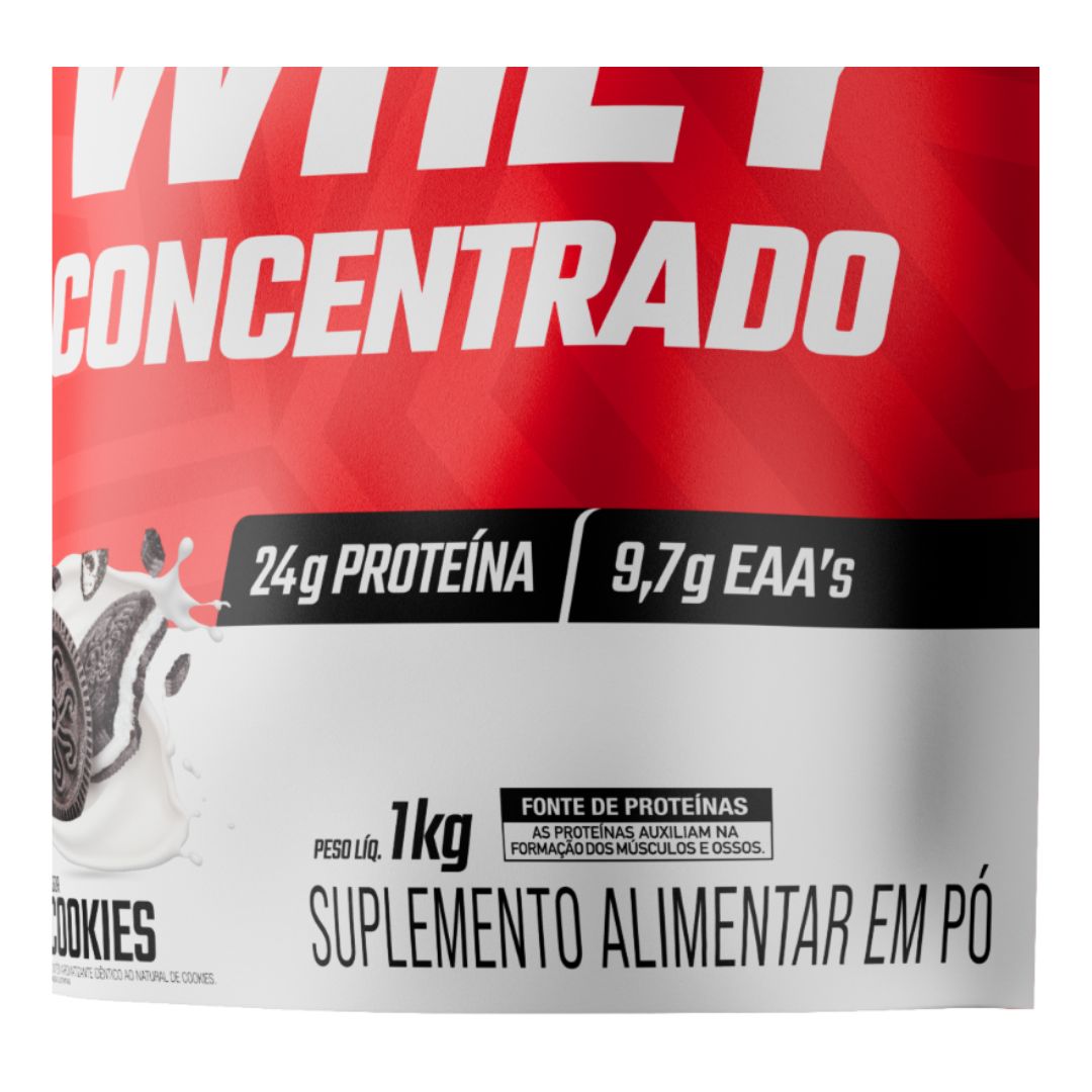 Whey Concentrado Cookies Refil 1 Kg FTW