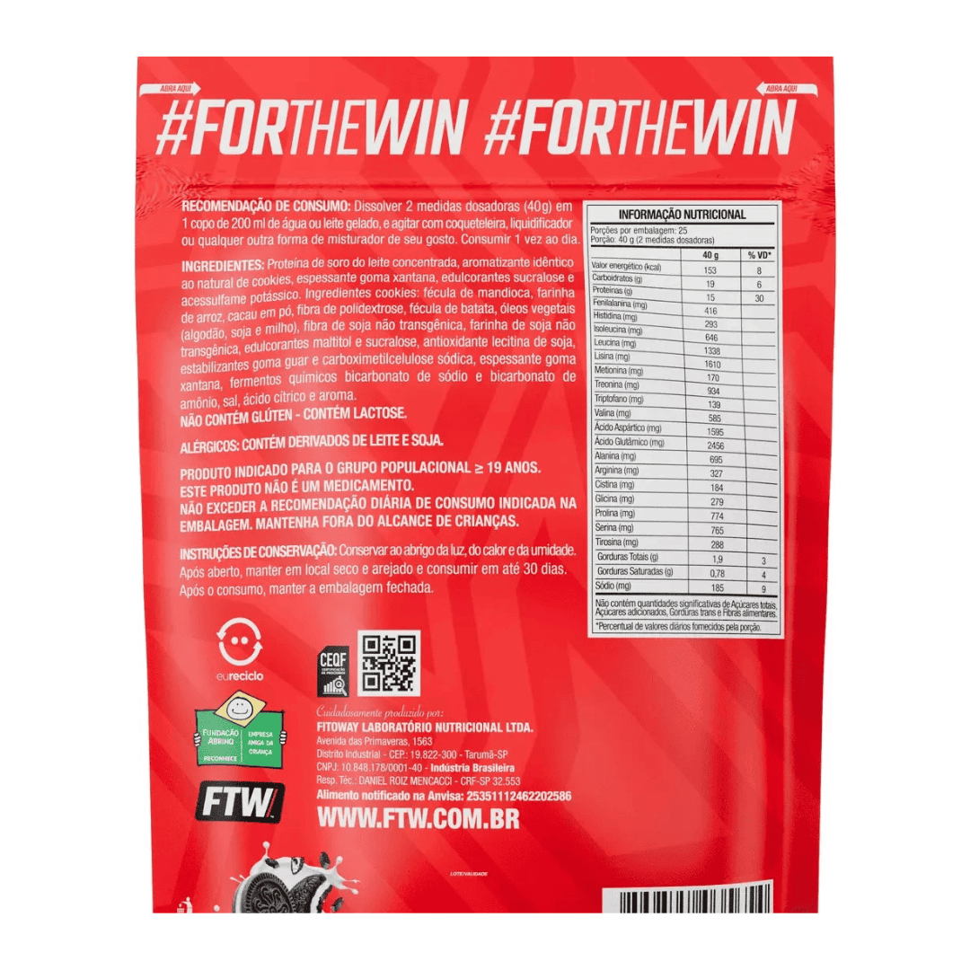 Whey Concentrado Refil 1 Kg FTW