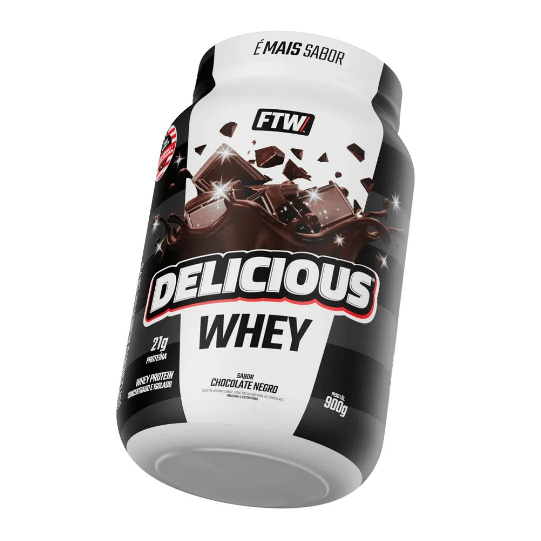 Whey Protein Delicious 900g Chocolate Negro