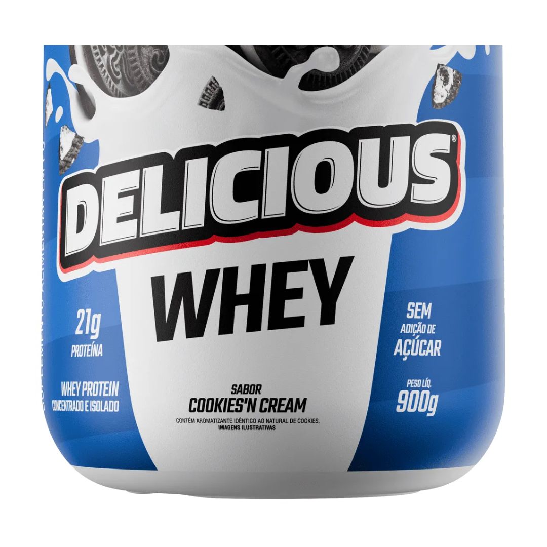 Whey Protein Delicious Cookies'N Cream 900g - FTW
