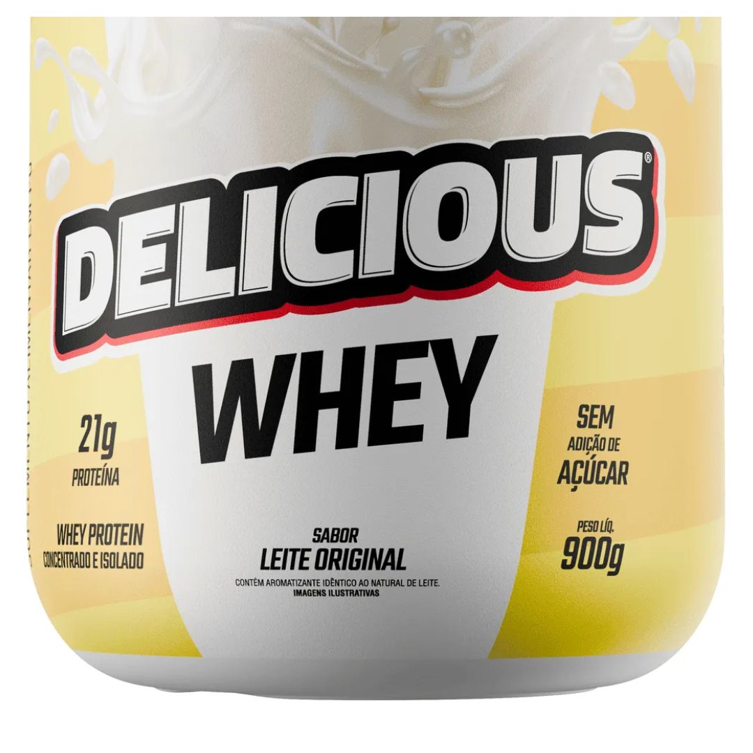 Whey Protein Delicious Leite Original 900g - FTW